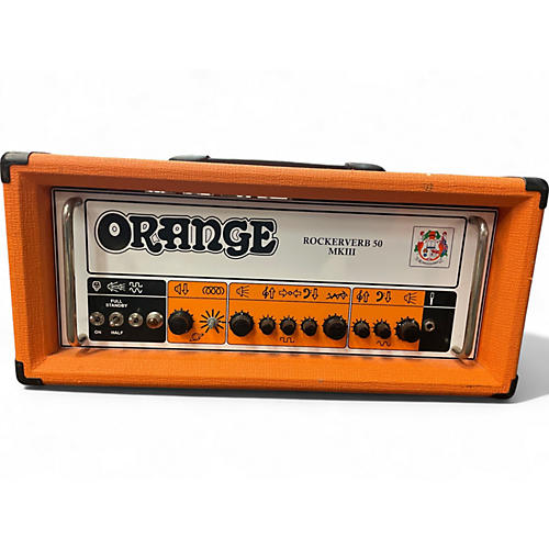 Used Orange Amplifiers Rockerverb RK50H MKIII Tube Guitar Amp Head - musicians--Friend