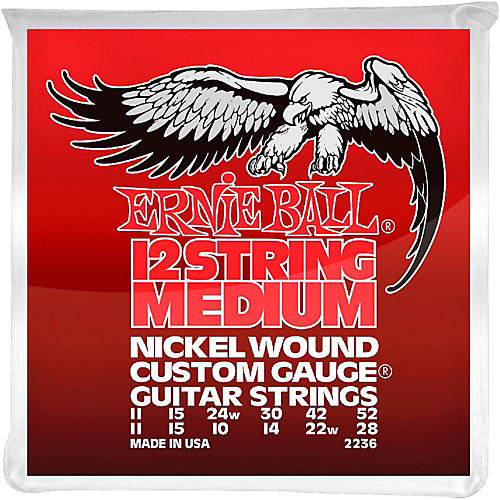 Ernie Ball 2236 Nickel 12-String Medium Electric Guitar Strings - musicians--Friend