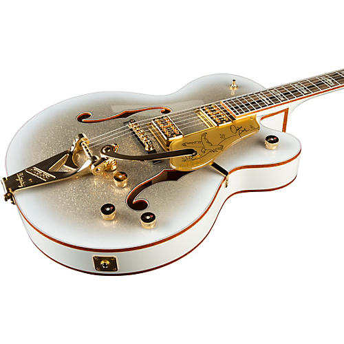 Gretsch Guitars G6136TG-OR Limited-Edition Orville Peck Falcon With String-Thru Bigsby Electric Guitar Oro Sparkle - musicians--Friend