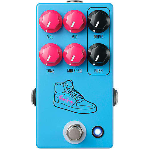 JHS Pedals PG-14 Paul Gilbert Signature Distortion Guitar Effects Pedal Blue - musicians--Friend