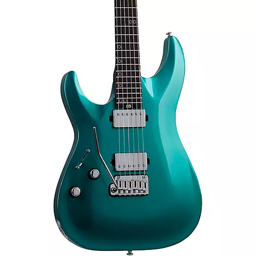 Schecter Guitar Research Aaron Marshall AM-6 Trem Left-Handed Electric Guitar Arctic Jade - musicians--Friend