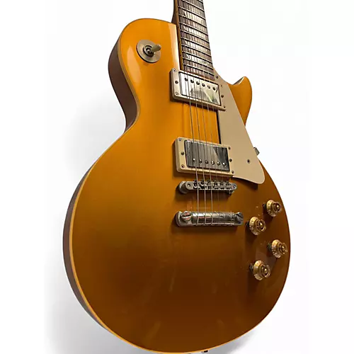 Used Gibson LPR7 1957 Les Paul Reissue Historic Edition Gold Top Solid Body Electric Guitar Gold Top - musicians--Friend