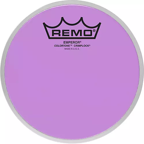 Remo Emperor Colortone Crimplock Purple Tenor Drum Head 13 in. - musicians--Friend