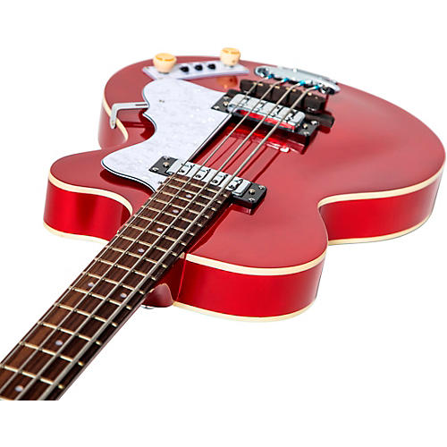 Hofner Ignition Series Short-Scale Club Bass Guitar Pearl White - musicians--Friend