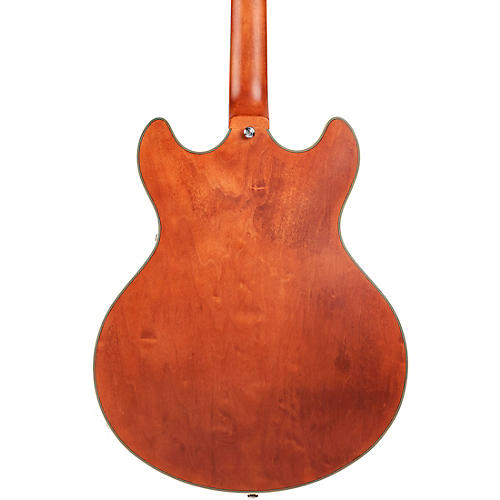 D'Angelico Premier Series DC XT Limited-Edition Semi-Hollow Electric Guitar with Seymour Duncan Psyclone Humbuckers Matte Walnut - musicians--Friend