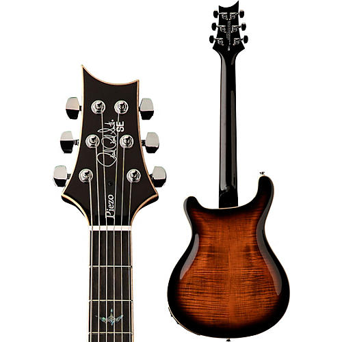 PRS SE Hollowbody II Piezo Electric Guitar Orange Tiger Smokeburst - musicians--Friend