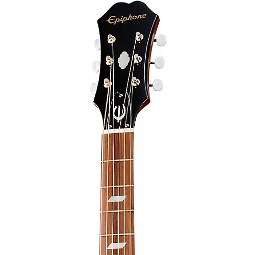 Epiphone Masterbilt Texan Acoustic-Electric Guitar Faded Cherry Aged Gloss - musicians--Friend