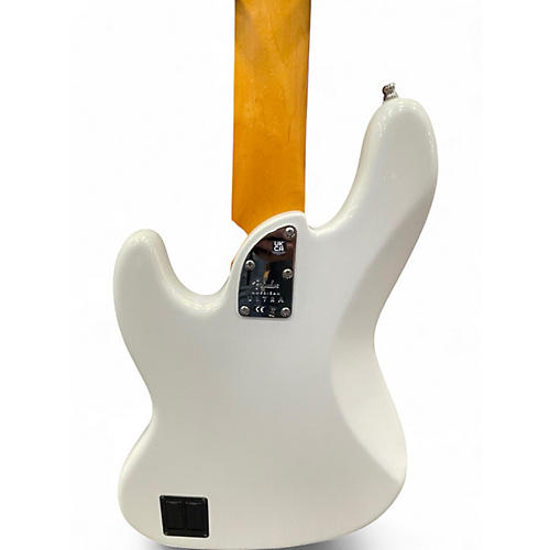 Used 2022 Fender American Ultra Jazz Bass V ARTIC WHITE Electric Bass Guitar ARTIC WHITE - musicians--Friend