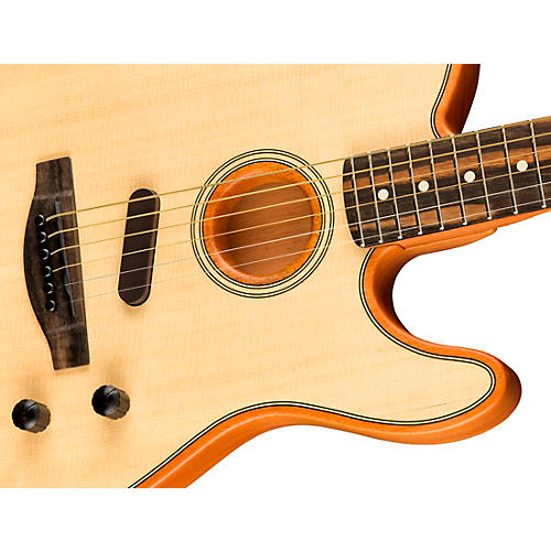 Fender American Acoustasonic Telecaster Ebony Fingerboard Acoustic-Electric Guitar Sunburst - musicians--Friend