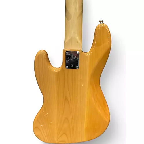 Used Squier Classic Vibe 5 String Jazz Bass Natural Electric Bass Guitar Natural - musicians--Friend
