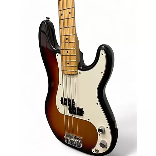 Used Fender American Standard Precision Bass Brown Sunburst Electric Bass Guitar Brown Sunburst - musicians--Friend