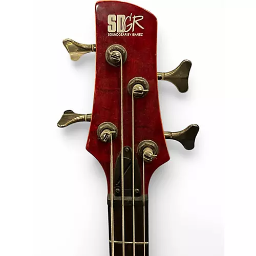 Used Ibanez SRA500 Red Electric Bass Guitar Red - musicians--Friend