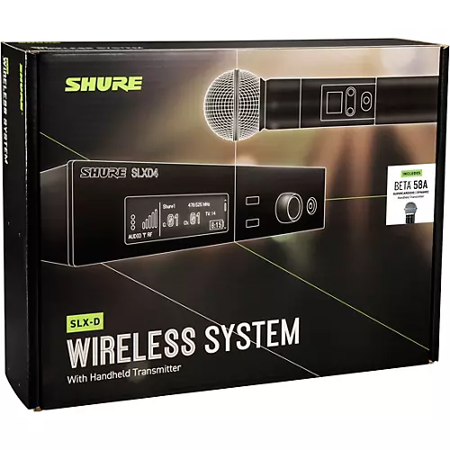 Shure SLXD24/B58 Wireless Vocal System With BETA 58 Band G58 - musicians--Friend