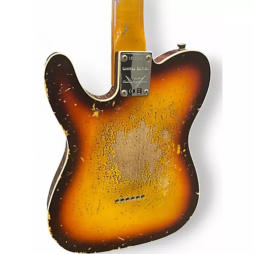 Used 2023 Fender LTD '59 CUSTOM SHOP TELECASTER SUPHREL AGED SUNBURST Solid Body Electric Guitar AGED SUNBURST - musicians--Friend