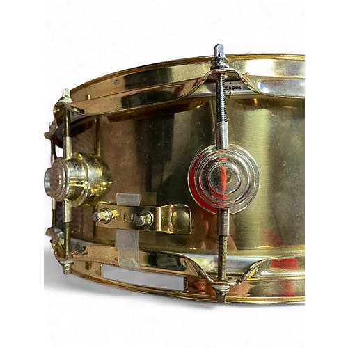Used DW 14in POLISHED BRASS BRASS Drum BRASS 33 - musicians--Friend