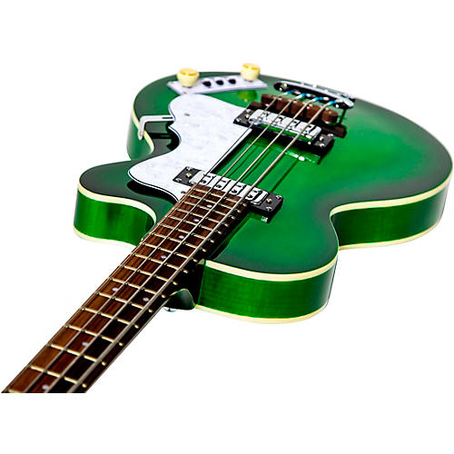 Hofner Ignition Series Short-Scale Club Bass Guitar Pearl White - musicians--Friend