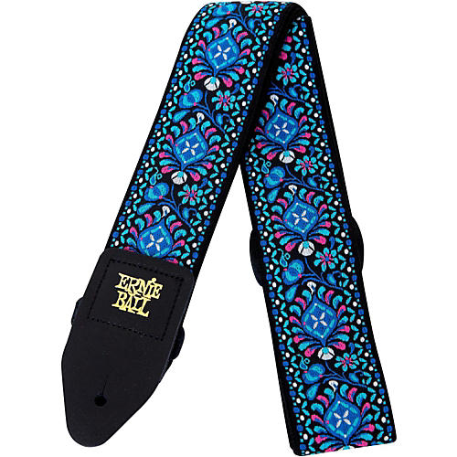 Ernie Ball Jacquard Polypro Guitar Strap Vanilla Rose - musicians--Friend