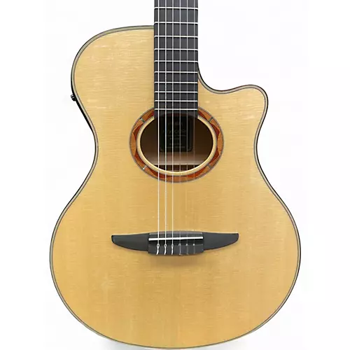 Used Yamaha NTX900FM Natural Classical Acoustic Electric Guitar Natural - musicians--Friend