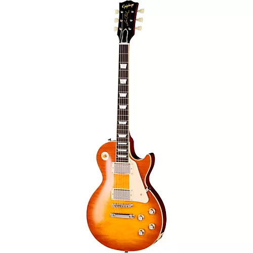 Epiphone 1960 Les Paul Standard Reissue Electric Guitar Iced Tea Burst - musicians--Friend