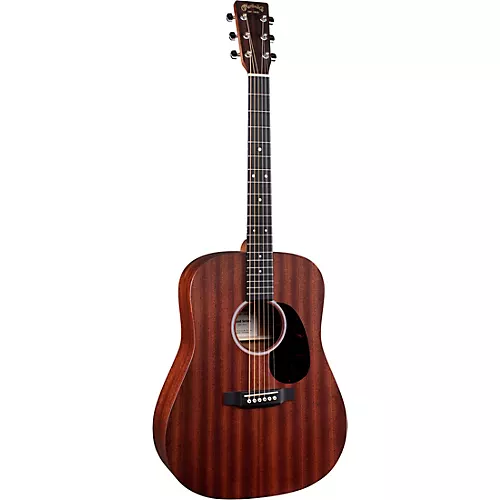 Martin D10E-01 Road Series Dreadnought Acoustic-Electric Guitar Satin Natural - musicians--Friend
