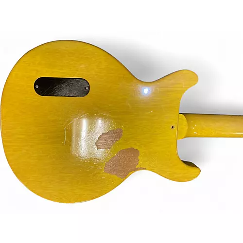 Used Gibson LES PAUL JR DOUBLE CUTAWAY Blonde Solid Body Electric Guitar Blonde - musicians--Friend