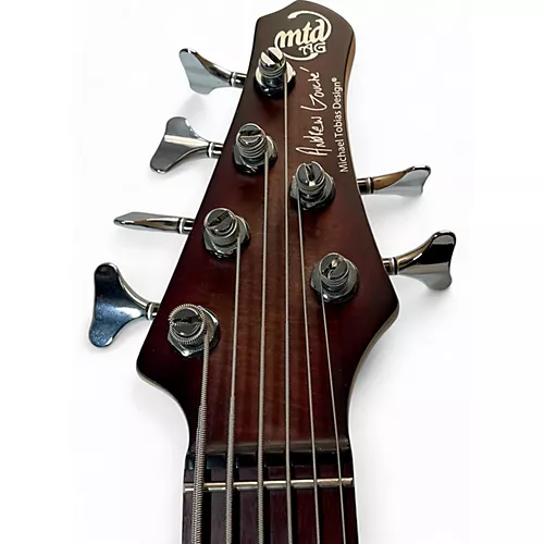 Used MTD Kingston Andrew Gouche Maple Burl Electric Bass Guitar Maple Burl - musicians--Friend