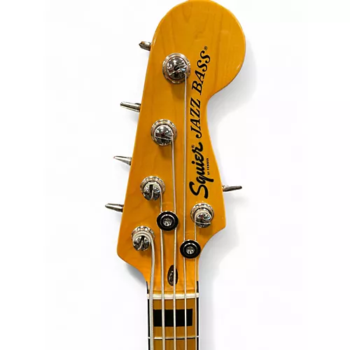 Used Squier Classic Vibe 70s Jazz Bass V Natural Electric Bass Guitar Natural - musicians--Friend