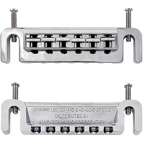 Leo Quan Badass Wraparound Guitar Bridge With Metric M8 Locking Stud Black - musicians--Friend