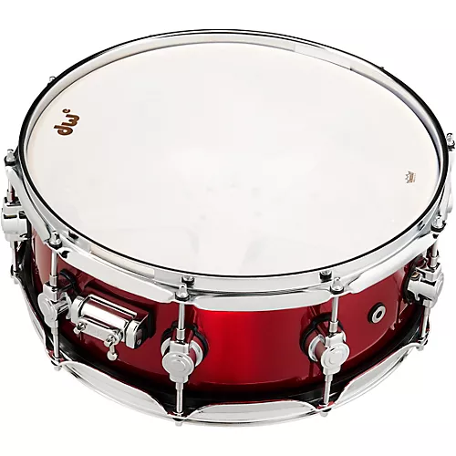 DW DWe Wireless Acoustic/Electronic Convertible Snare Drum 14 x 5 in. Lacquer Custom Specialty Black Cherry Metallic - musicians--Friend