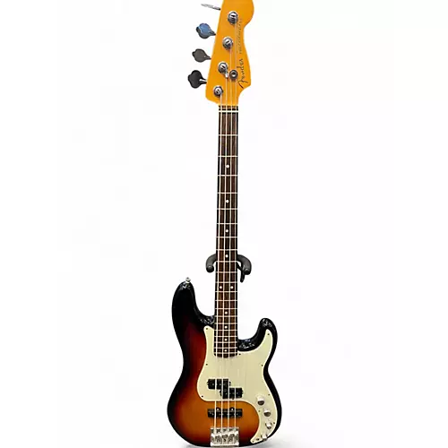 Used Fender American Ultra Precision Bass 3 Color Sunburst Electric Bass Guitar 3 Color Sunburst - musicians--Friend