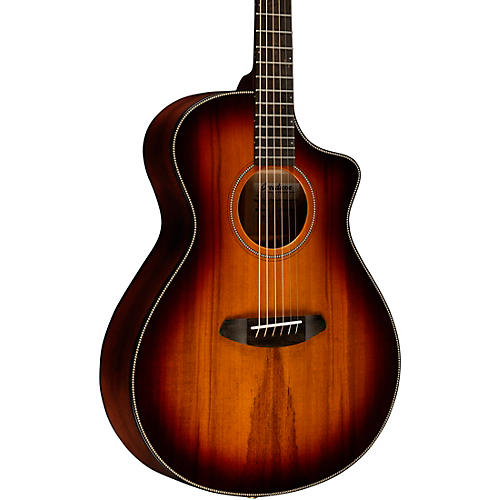 Breedlove Oregon All Myrtlewood Thinline Cutaway Concert Acoustic-Electric Guitar Old Fashioned - musicians--Friend