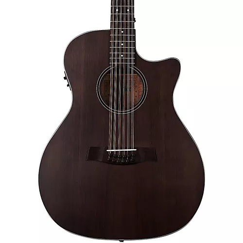 Schecter Guitar Research Orleans Studio 12-String Acoustic Guitar See-Thru Black - musicians--Friend