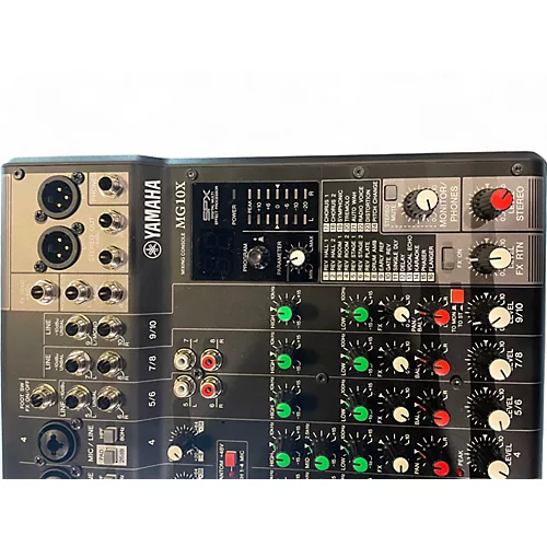 Used Yamaha MG10X CV Unpowered Mixer - musicians--Friend