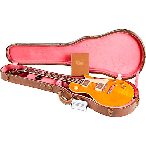 Gibson Custom Tom Murphy 1959 Les Paul Standard Electric Guitar Aged Cherry Burst - musicians--Friend