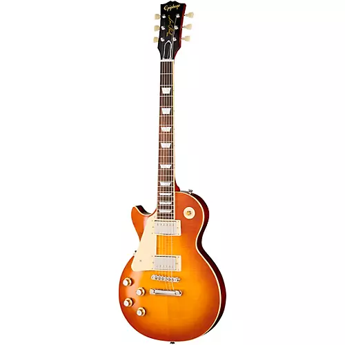 Epiphone 1960 Les Paul Standard Reissue Left-Handed Electric Guitar Iced Tea Burst - musicians--Friend
