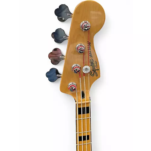 Used Squier Classic Vibe 70s Jazz Bass Natural Electric Bass Guitar Natural - musicians--Friend