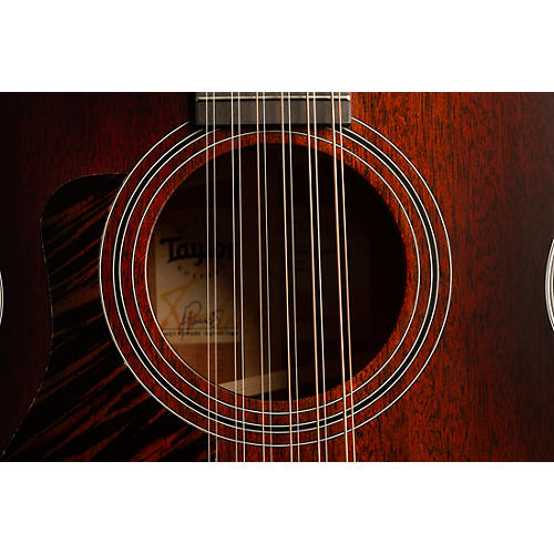 Taylor 362ce 12-Fret 12-String Left-Handed Grand Concert Acoustic-Electric Guitar Shaded Edge Burst - musicians--Friend