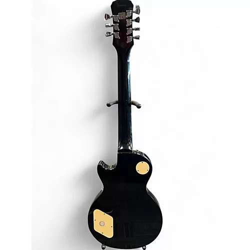 Used Epiphone LES PAUL 7 Black Solid Body Electric Guitar Black - musicians--Friend