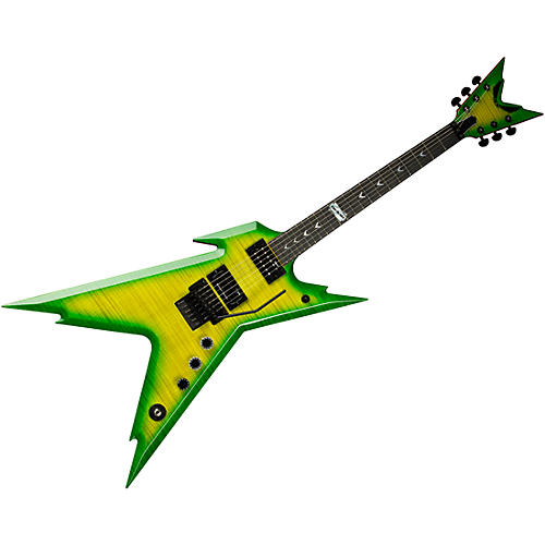Dean USA Dime Razorback Electric Guitar Dime Slime - musicians--Friend