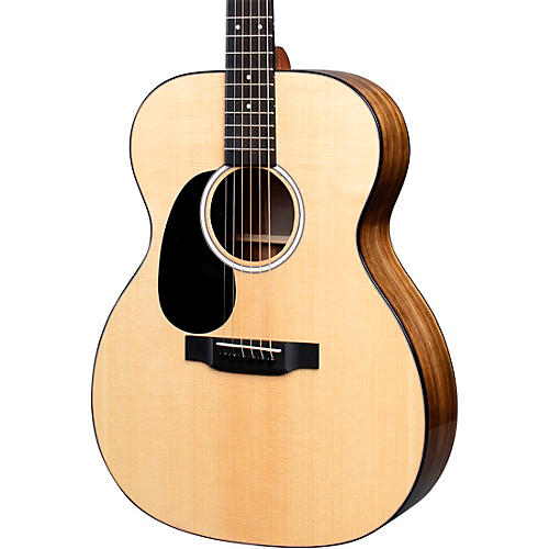 Martin 000-12EL Road Series Koa Fine Veneer Auditorium Left-Handed Acoustic-Electric Guitar Natural - musicians--Friend