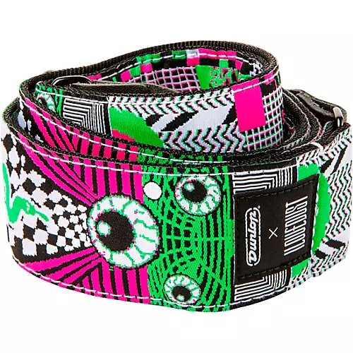 Dunlop I Love Dust Mnemonic Fuzz Guitar Strap - musicians--Friend