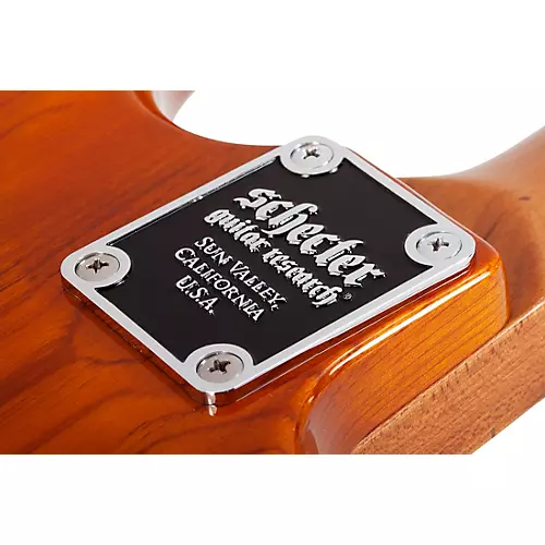Schecter Guitar Research Traditional Van Nuys Left-Handed Electric Guitar Gloss Natural Ash - musicians--Friend