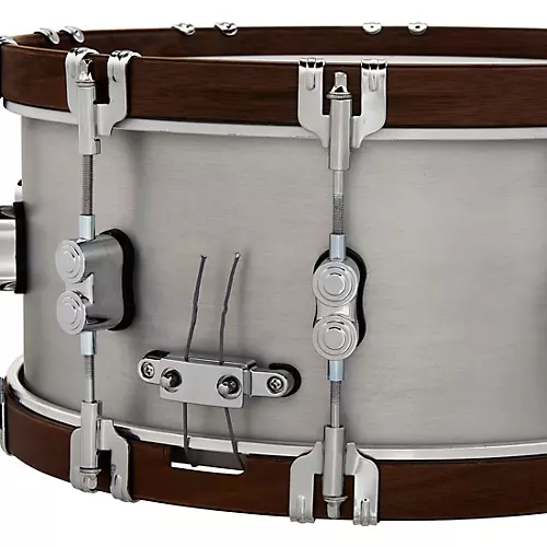 PDP by DW Concept Select Aluminum Snare Drum With Walnut Hoops 14 x 5 in. Aluminum - musicians--Friend