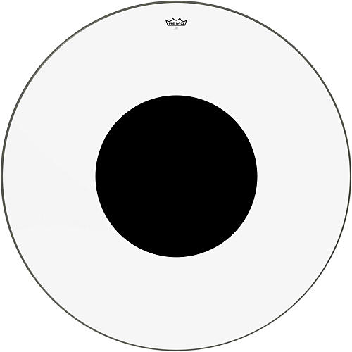 Remo Controlled Sound Clear With Black Dot Bass Drum Head 22 in. - musicians--Friend