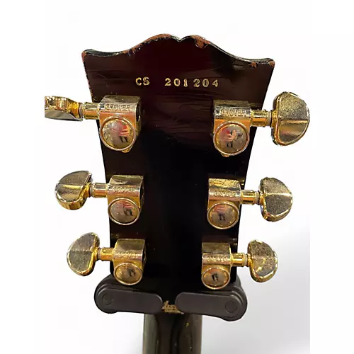 Used 2022 Gibson LES PAUL CUSTOM MURPHY LAB  Ebony Solid Body Electric Guitar Ebony - musicians--Friend