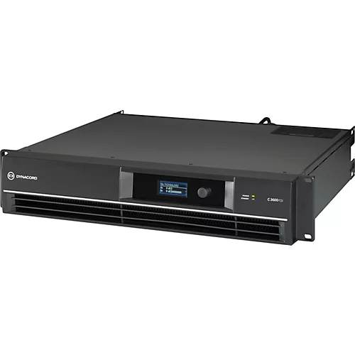 DYNACORD C3600FDi DSP 2 x 1800 W Power Amplifier for Fixed Install Applications - musicians--Friend