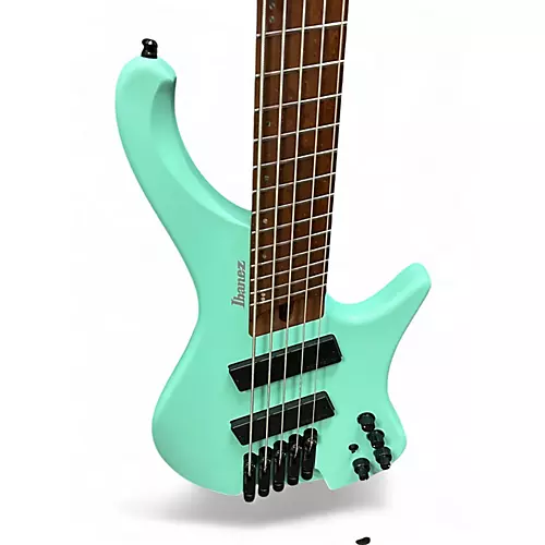 Used Ibanez EHB1005MS Seafoam Green Electric Bass Guitar Seafoam Green - musicians--Friend