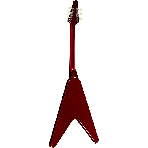 Gibson Custom 1967 Mahogany Flying V Reissue With Maestro Vibrola Electric Guitar Sparkling Burgundy - musicians--Friend