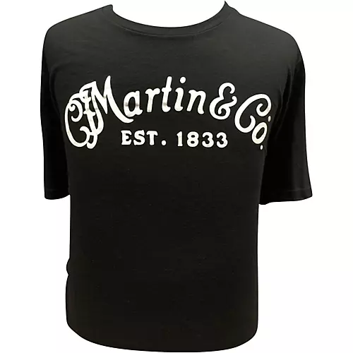 Martin Guitar T-Shirt with White Logo Medium - musicians--Friend