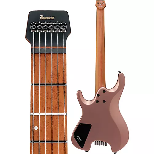 Ibanez Q54W Standard Headless Electric Guitar Copper Metallic Matte - musicians--Friend
